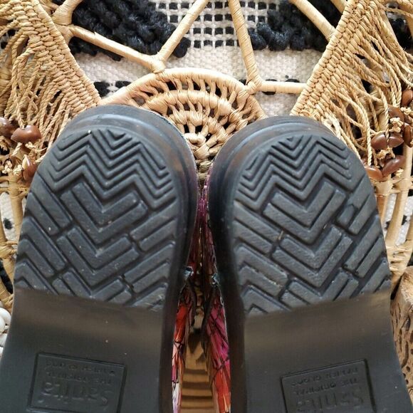 Sanita Womens 11-11.5/41 Professional Slip On Clogs Nurse Artistic Art Wear Boho - Picture 7 of 12